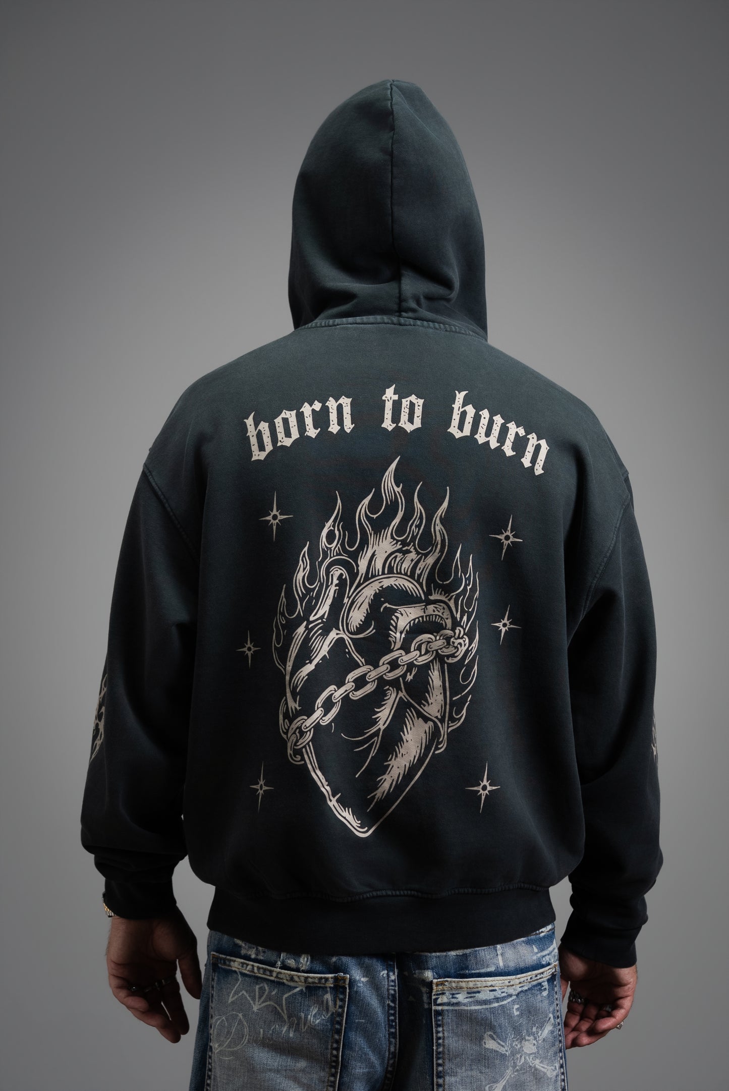 091 - BORN TO BURN HOODIE