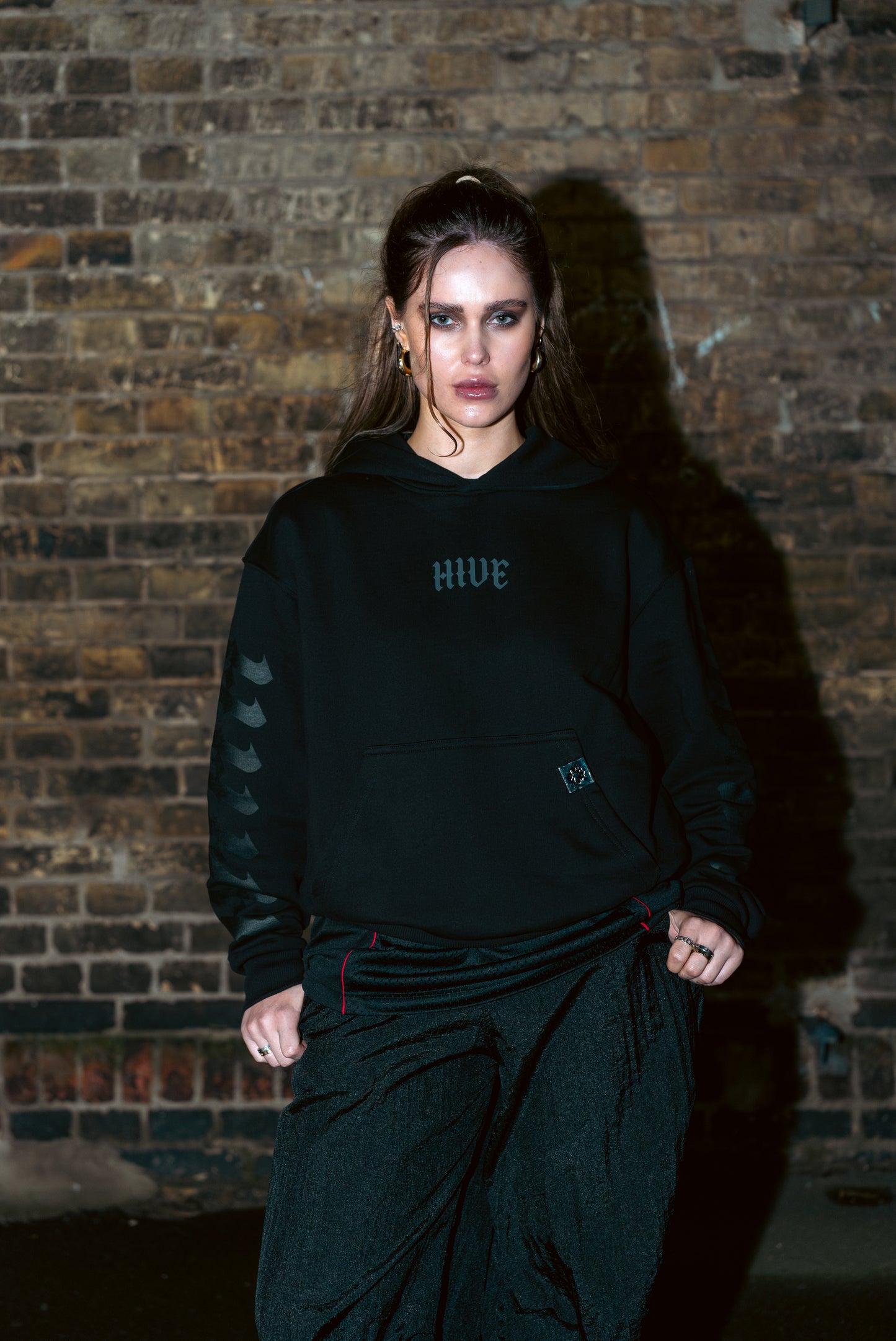 074 - Oversized Hoodie Black