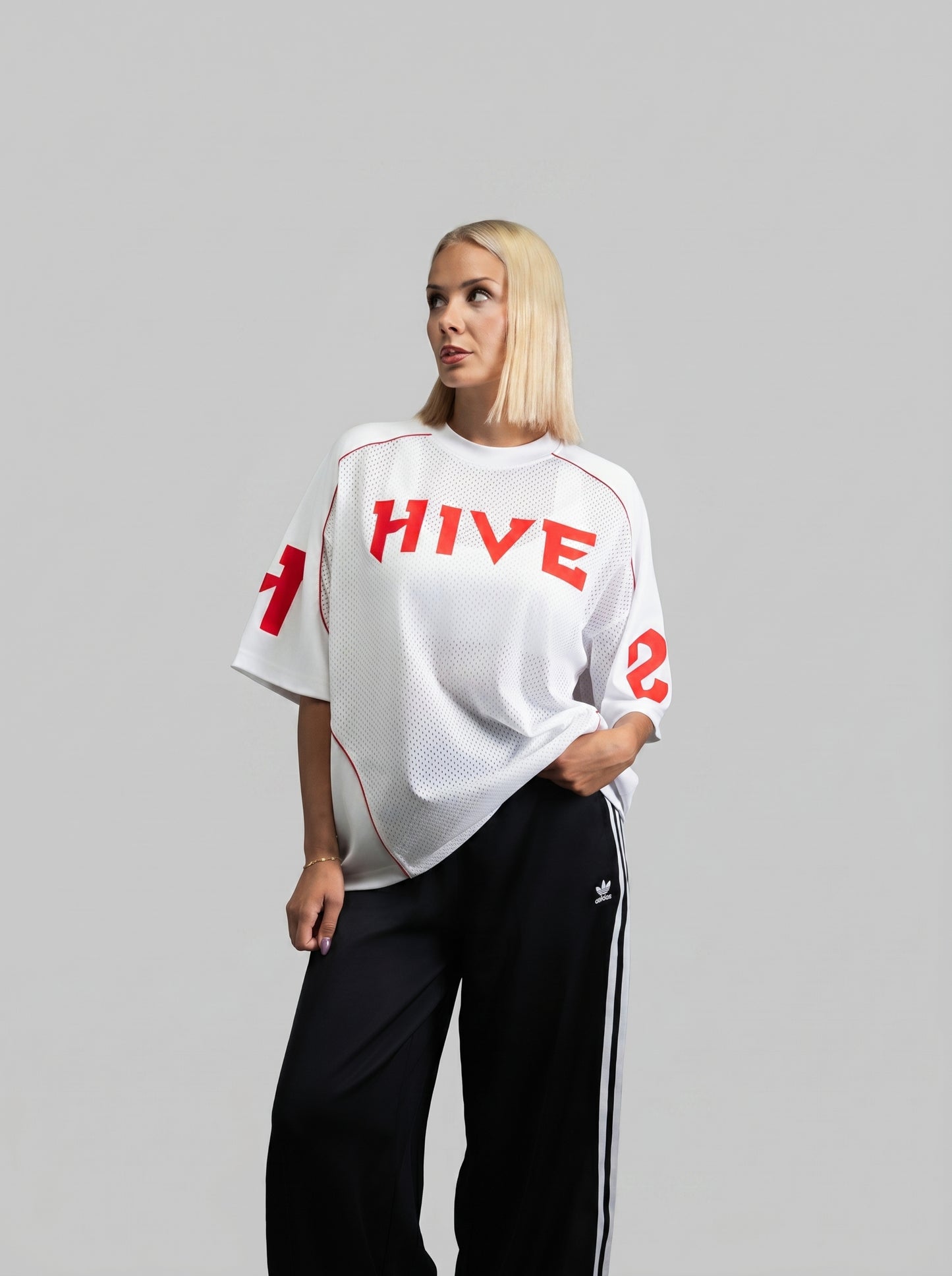 079 - WHITE MESH TRIKOT