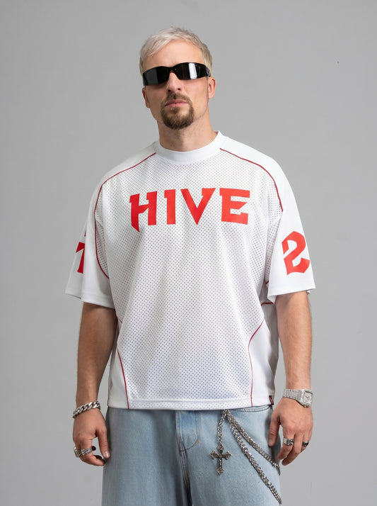 079 - WHITE MESH TRIKOT