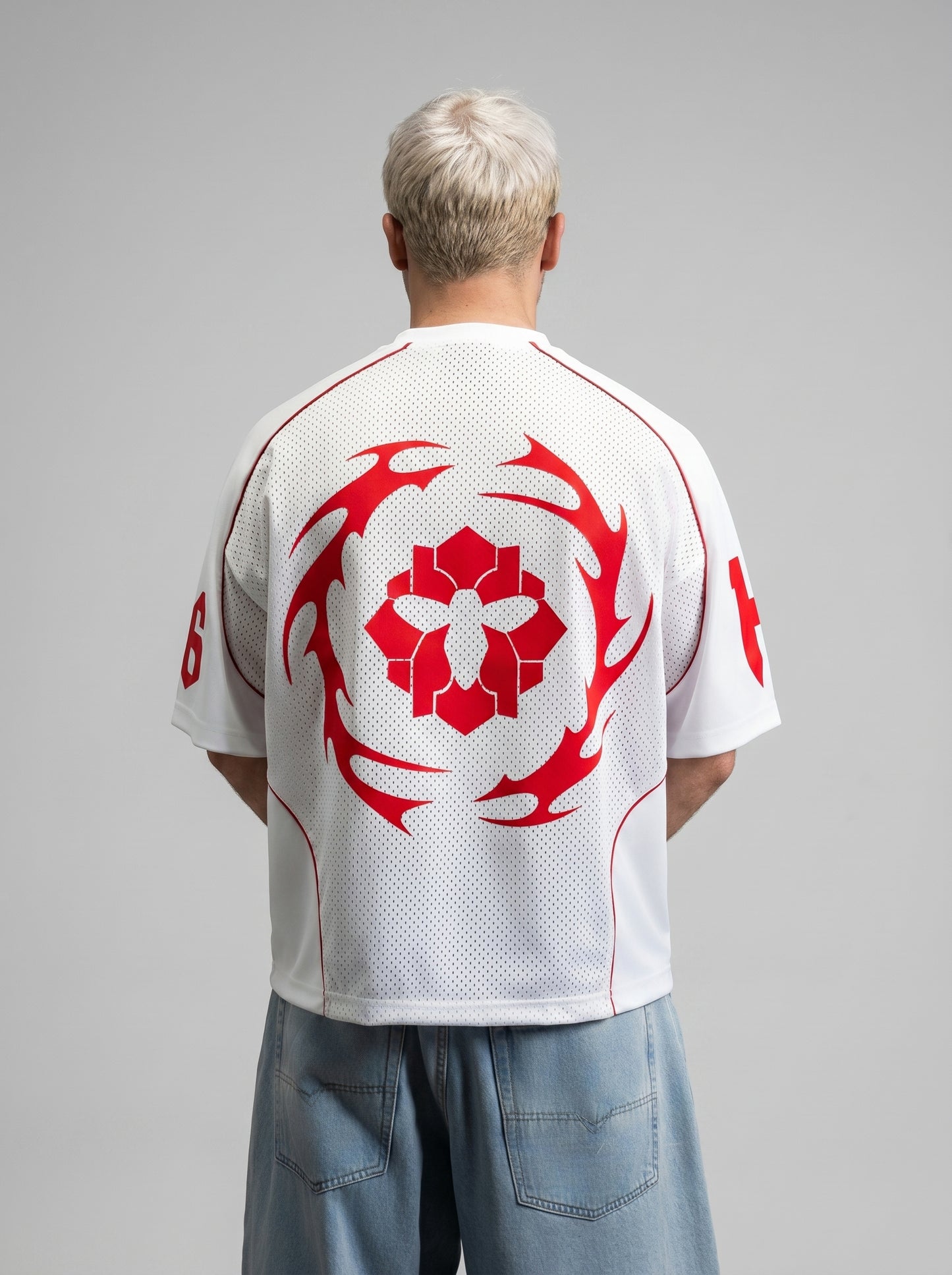 079 - WHITE MESH TRIKOT