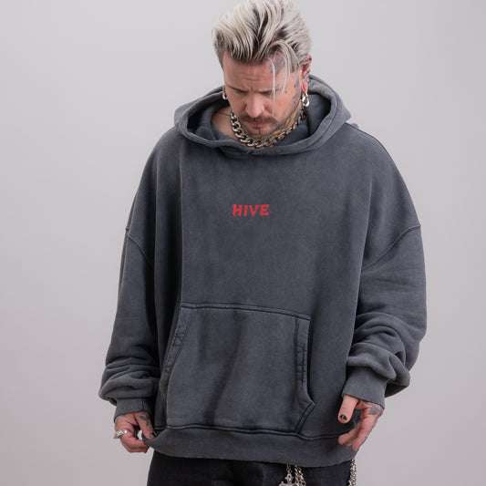 FRONT ROW WARRIOR HOODIE RED