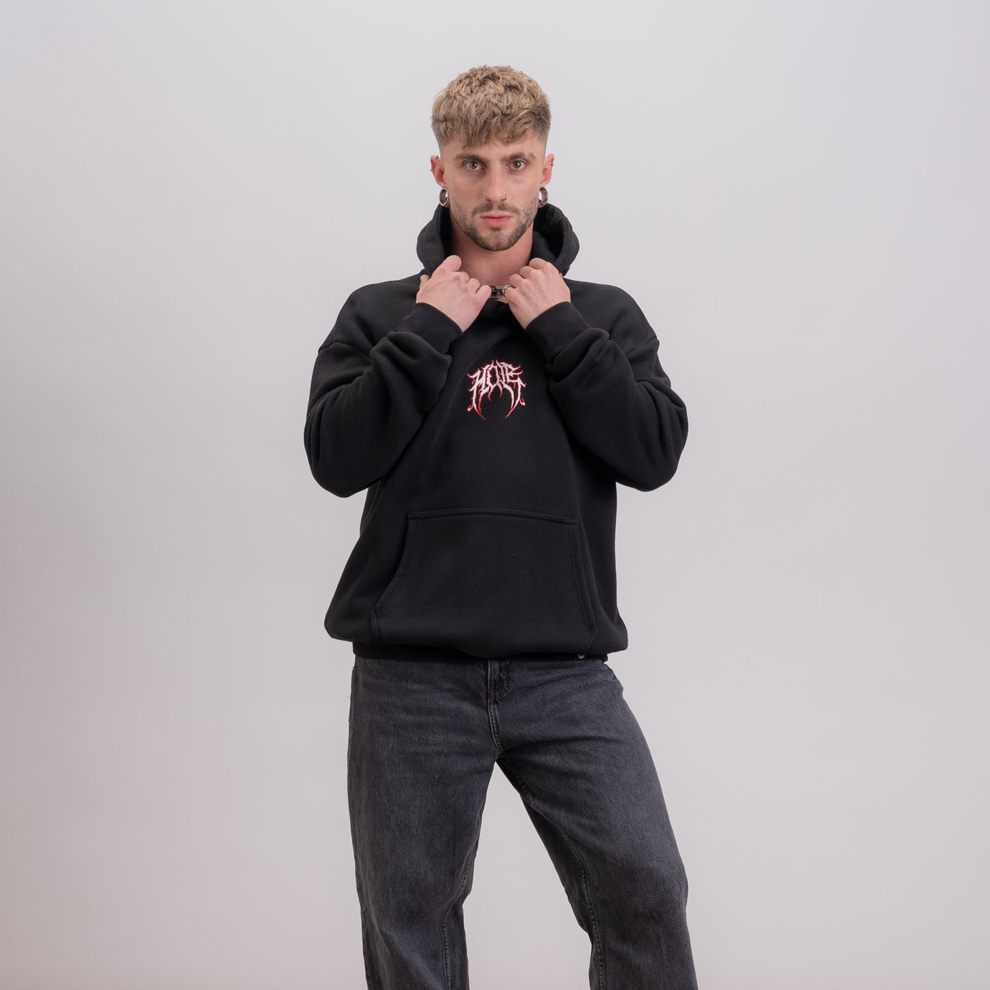 012 - TRIBAL WHITE (hoodie)