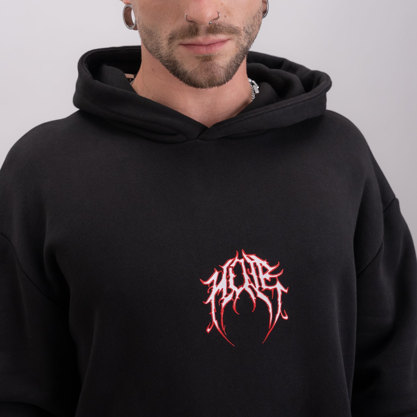 012 - TRIBAL WHITE (hoodie)