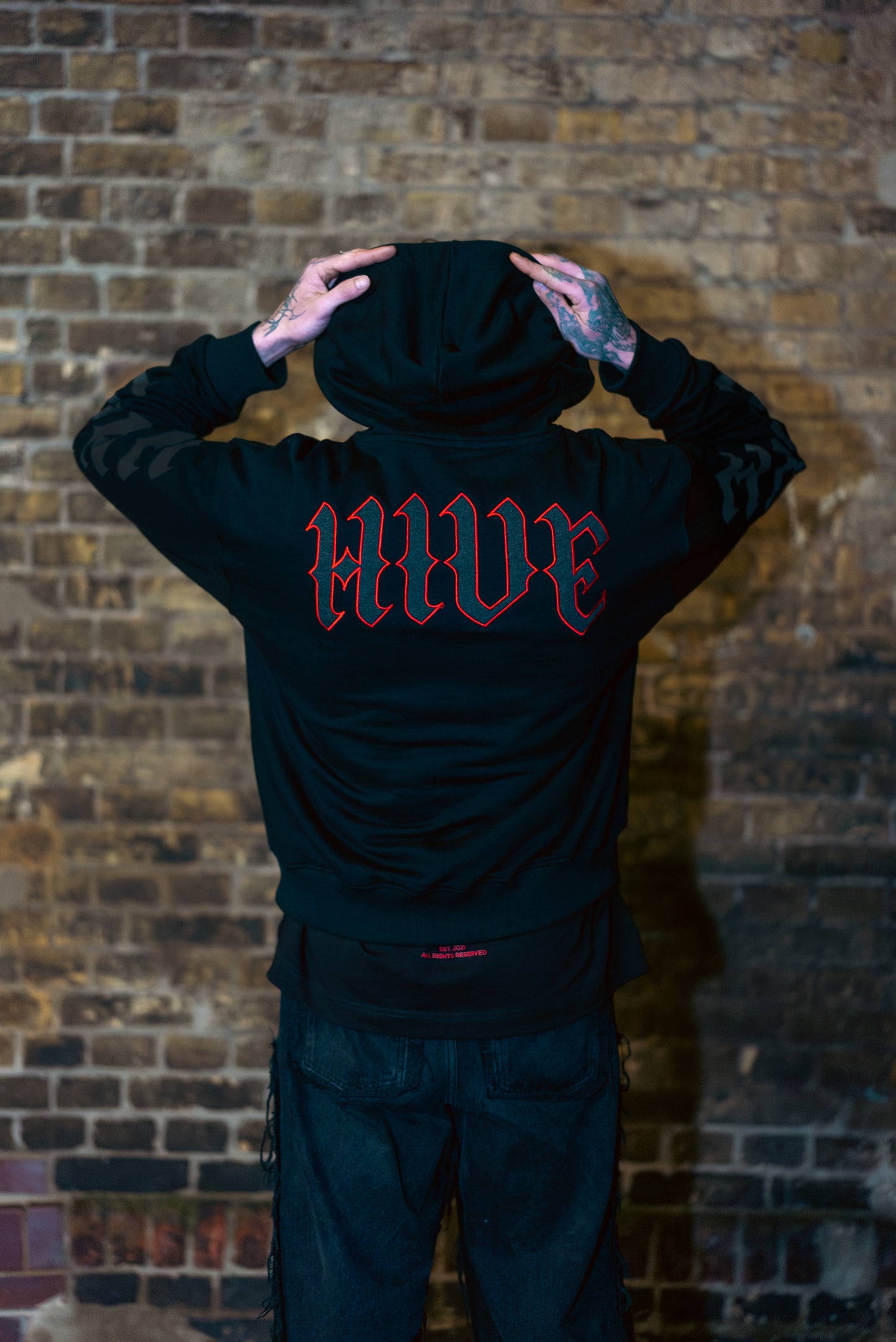 074 - Oversized Hoodie Black