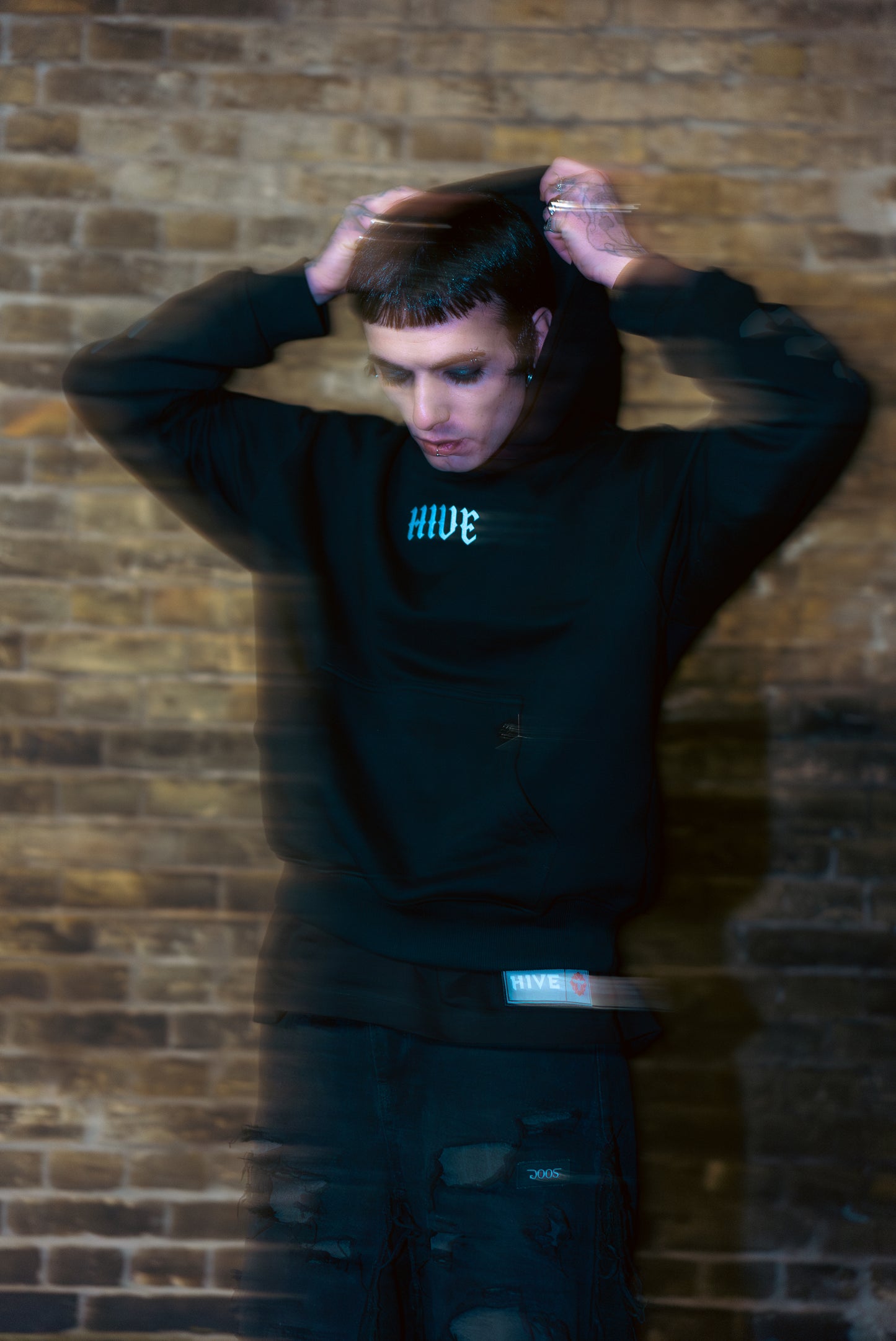 074 - Oversized Hoodie Black